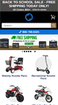 Mobile Screenshot of monsterscooterparts.com